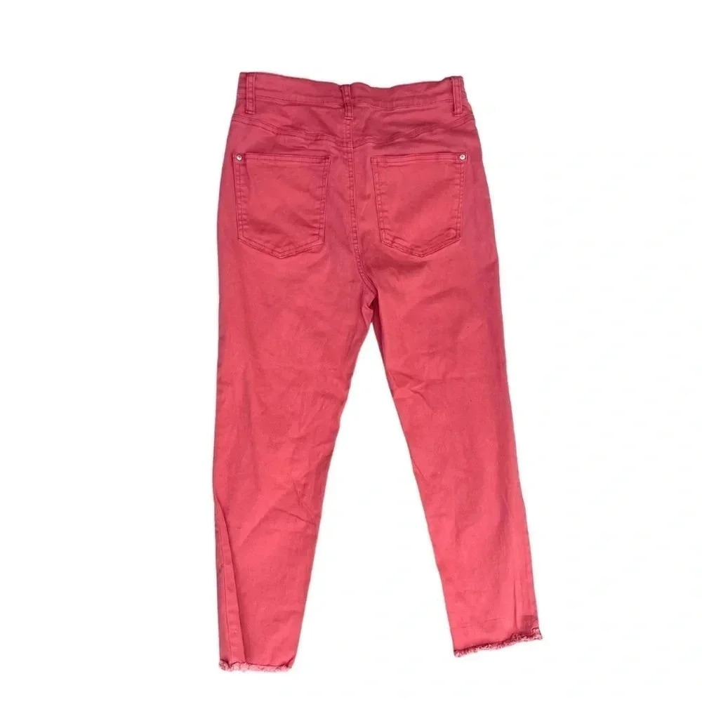 Women's No Boundaries NOBO Cropped High Rise Pants Size 11 - Picture 5 of 7